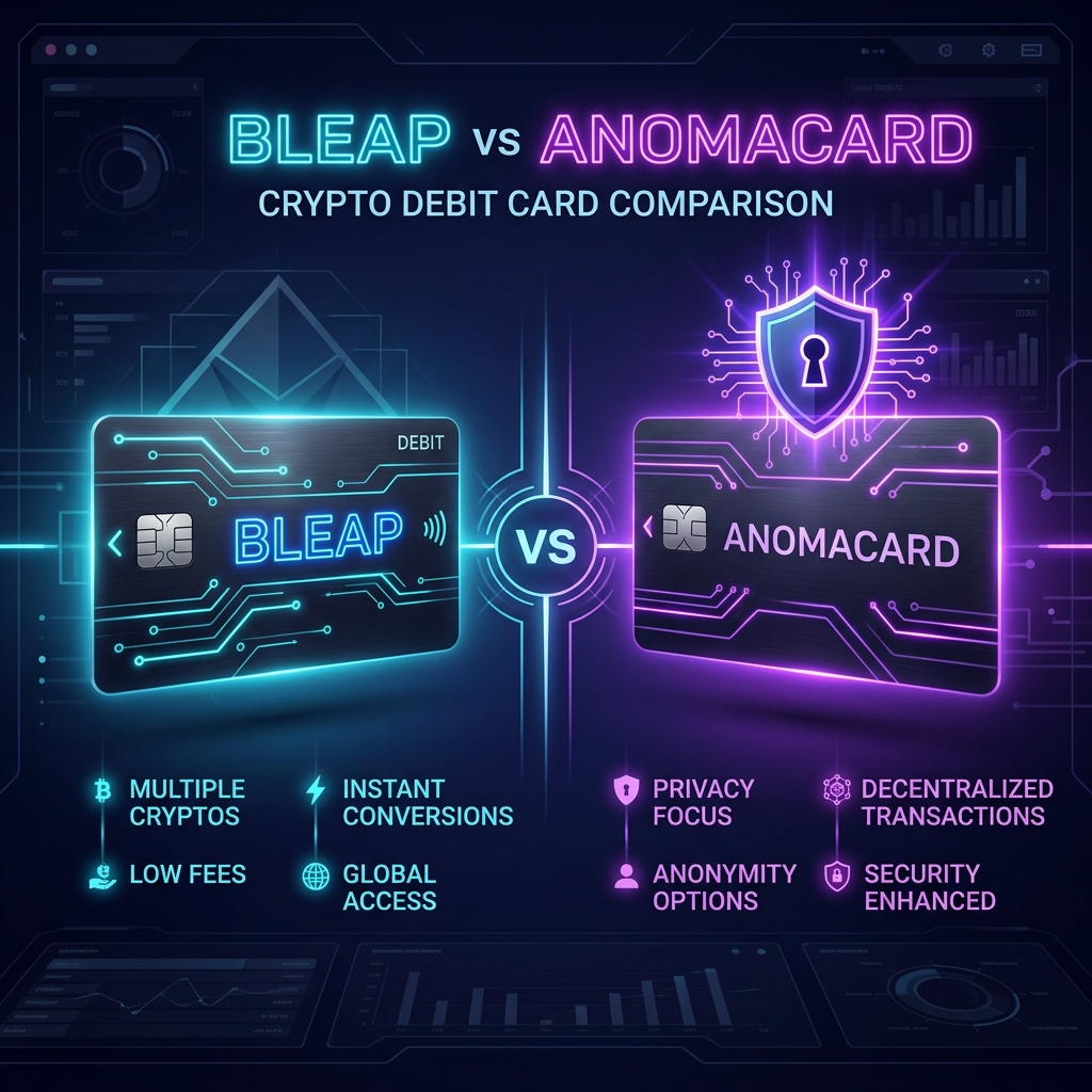 Bleap vs. AnomaCard: Quale carta di debito non-custodial protegge davvero la tua privacy?