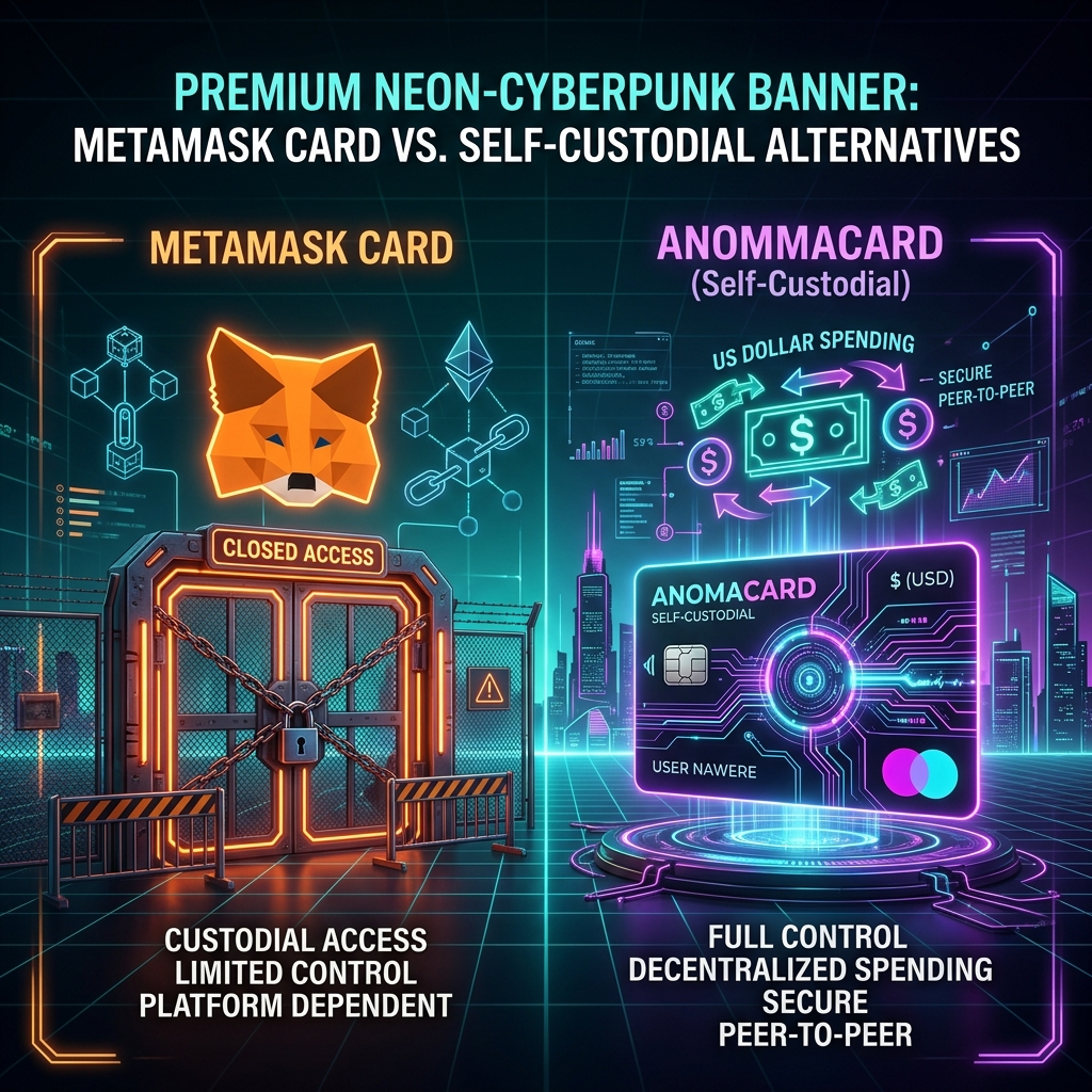 MetaMask Card in den USA pausiert? Die 5 besten selbstverwalteten Alternativen