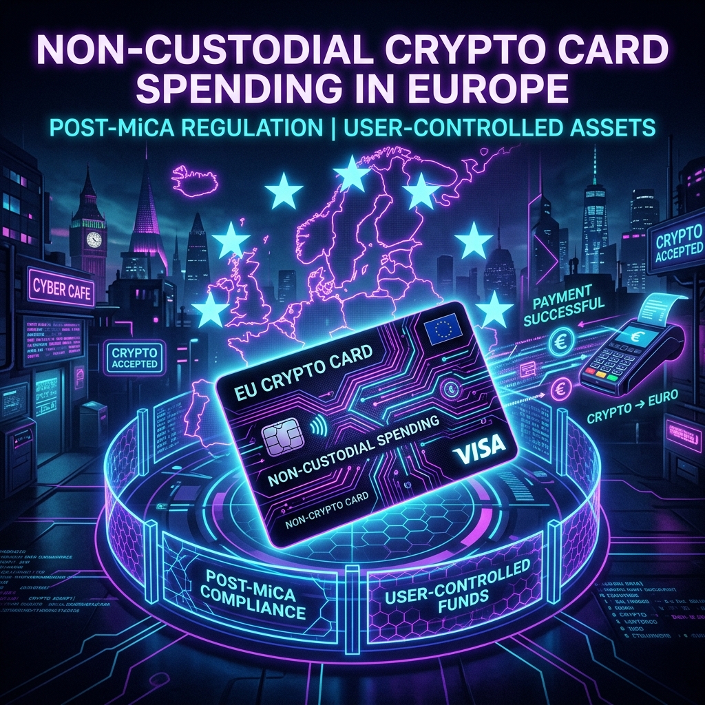Las mejores tarjetas cripto non-custodial para residentes europeos (Post-MiCA 2026)